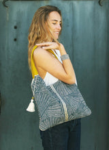 Sac Kumi - Motif Green Leaf