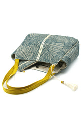 Sac Cabāzoon - Motif Green Leaf