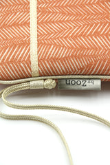 Pochettes S,M,L - Motif Terracotta Leaf