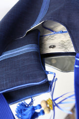 sac "Kumi Zen" - surpiqué bleu