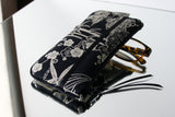 byZoon - étui à lunette Homme - série "black&black" - tissu traditionnel Japonais