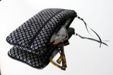 byZoon - étui à lunette Homme - série "black&black" - tissu traditionnel Japonais