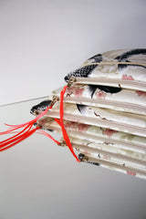 Pochettes S, M, L - série "white KOI " motif japonais traditionnel